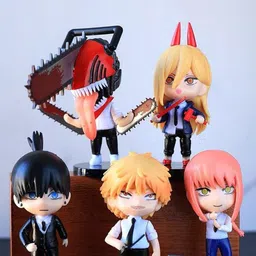 AUGEN Set Of 6 Chainsaw Man Action Figures-25