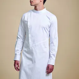 RR Blue Men Geometric Thread Work Pathani Kurta-picture-57