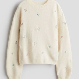H&M Girls Loose Fit Motif Detail Jumper-picture-33