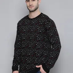 SMARTEES Abstract Printed Long Sleeves Cotton T-shirt-image-83