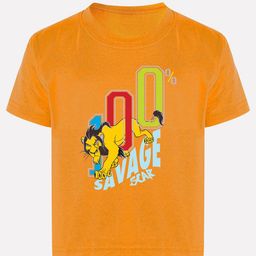 Disney By Miss and Chief Boys Lion King Printed Bio Finish Applique T-shirt-image-52