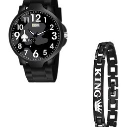 CSAMON Men Printed Regular Casual Analogue Watch Comes With Bracelet - 3KANBLK F16 D CD K-image-81