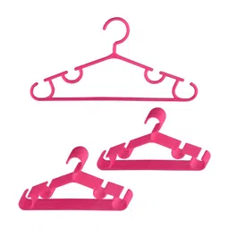 Aura Pack Of 20 Pink Single Tier Bar Hangers-image-77