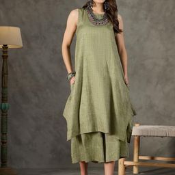 InWeave Women Regular Kurta with Palazzos-picture-33