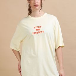 MORSE CODE Typography Printed Oversized Pure Cotton T-shirt-91