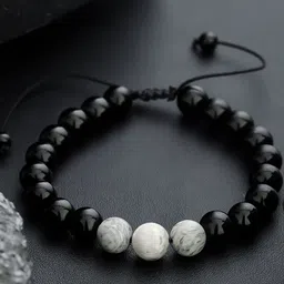 StyleCast x Revolte Men Artificial Beaded Wraparound Bracelet-image-89