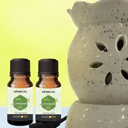 PEEPALCOMM 3Pcs White Electric Flower Round Diffuser Scented Aroma Oil - 10 ml-13