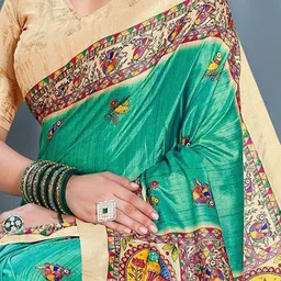 Anouk Rustic Ethnic Motifs Saree image 3
