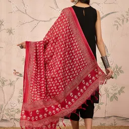 InWeave Women Regular Kurta with Palazzos & With Dupatta image 3