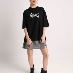 Leotude Women Printed Applique T-shirt-picture-33