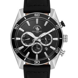 SANTA BARBARA POLO & RACQUET CLUB Men Dial & Leather Straps Analogue Watch SB.1.10627-1-image-43