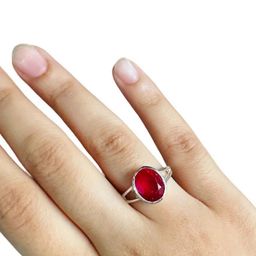 GenZcomplex Silver-Plated Brass Finger Ring-image-92
