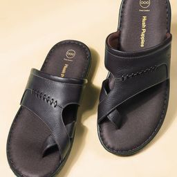 Hush Puppies Men Leather Comfort Sandals-picture-14