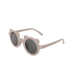 KIDOfash Kids Round with UV Protected Lens Sunglasses SUN-1601-BROWN-56