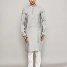 Arihant Rai Sinha Men Ethnic Motifs Woven Design Straight Kurta-picture-44
