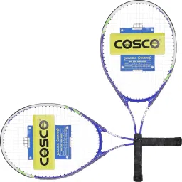 Drive-26 Lawn Tennis Racket (26 Inch) (10 to 12 Years) ¾ Cover, Fused Aluminium Blue, White Strung Tennis Racquet-image-46