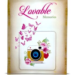 SEHAZ ARTWORKS Beige Printed Photo Album Book-image-92