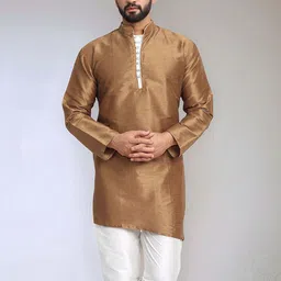 Moda Rapido Men Ethnic Motifs Regular Kurta with Pyjamas-picture-54
