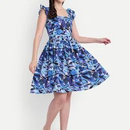 GAB Print Fit & Flare Dress-picture-29