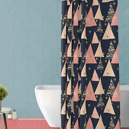 ArtzFolio Single Piece Waterproof Polyester Shower Curtain-image-60
