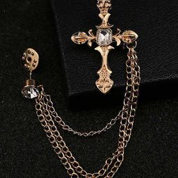 Curren Gold-Toned Plated Alloy Brooch-image-42