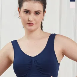 SECRETS BY ZEROKAATA Pack of 2 Assorted Full Coverage Lightly Padded Sports Bra-51