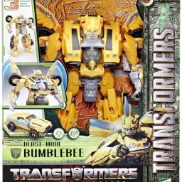 transformers Rise of the Beasts Movie,Beast-Mode Bumblebee Converting Toy W Lights and Sounds image 3