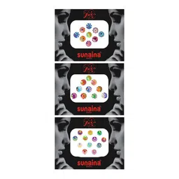 Sunaina Set Of 3 Love Collection Printing Elegant Bindi - 10 Pcs Each-45