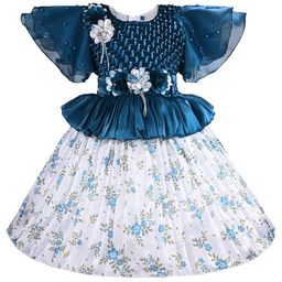 Wish Karo Floral Print Fit & Flare Dress-image-66