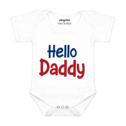 Arvesa Hello Daddy Printed Bodusuit-image-68