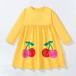 JC SPARKLE Girls Printed Cotton A-Line Dress-image-16