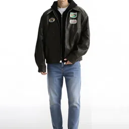 HERE&NOW Men Regular Fit Mid-Rise Jeans-image-87