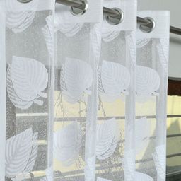 Galaxy Home Decor White Set of 2 Sheer Long Door Curtain-image-85