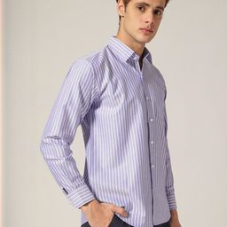 DENNISON Men Smart Striped Casual Shirt-picture-8