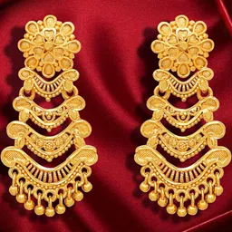 arch fashion Contemporary Drop Earrings-34