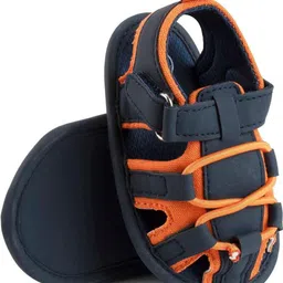 NESKA MODA Kids Blue & Orange Sandals-image-99