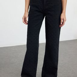 Trendyol Women High Rise Textured Jeans-image-25