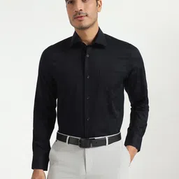 Blackberrys Spread Collar India Slim Fit Casual Shirt-image-74