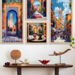 WALLLANE Brown Wood Abstract Wall Paintings-image-61
