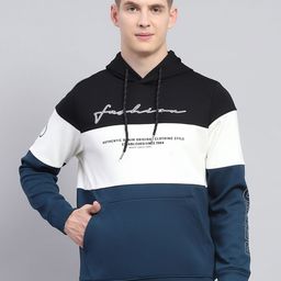 Monte Carlo Men Typography Printed Colourblocked Hooded Sweatshirt-picture-47