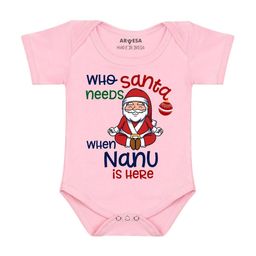 Arvesa My First Christmas Printed Romper-picture-55