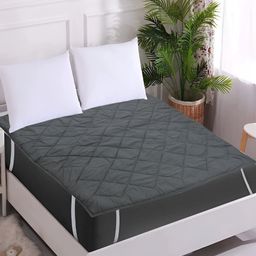 Aura Grey Water Resistant Mattress Protector-image-83