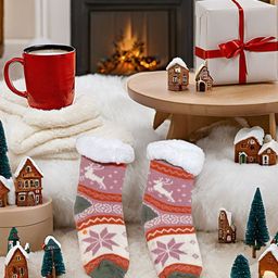Butterthief Kids Calf Length Sherpa Socks-36