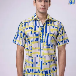 Big Bunny Men Pack Of 2 Printed Cotton Shirt-image-91