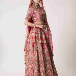The Front Row Embellished Ready to Wear Lehenga & Blouse With Dupatta-picture-3