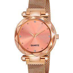 Gopal Shopcart Unisex Embellished Round Button Regular Analogue Watch-image-50