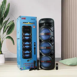 MZ M60VP (PORTABLE KARAOKE SPEAKER) Dynamic Thunder Sound 20W X 3 speaker 60 W Bluetooth Party Speaker image 5