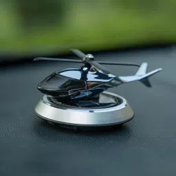® Helicopter Solar Energy Rotating Aromatherapy Aviation Al Alloy Silver Chhnang Diffuser-image-66