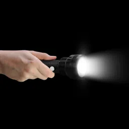 awza Rechargeable Long Range Upto 500 Meter 2 Mode Torch Light 8 Hour Battery Backup 8 hrs Torch Emergency Light image 5