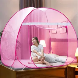 Polyester Adults Washable Colourfull Foldable, Free Saviours (6.5 x 6.5 x 5 Feet) Mosquito Net-28
